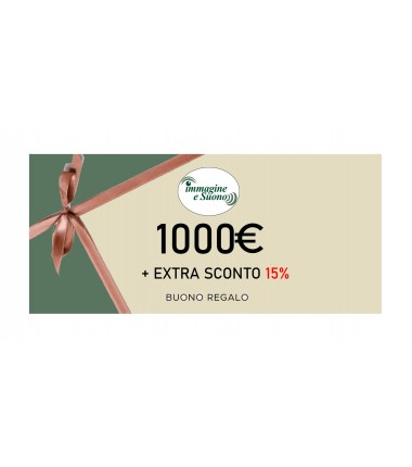 1000 Euro + Extra Sconto 15%