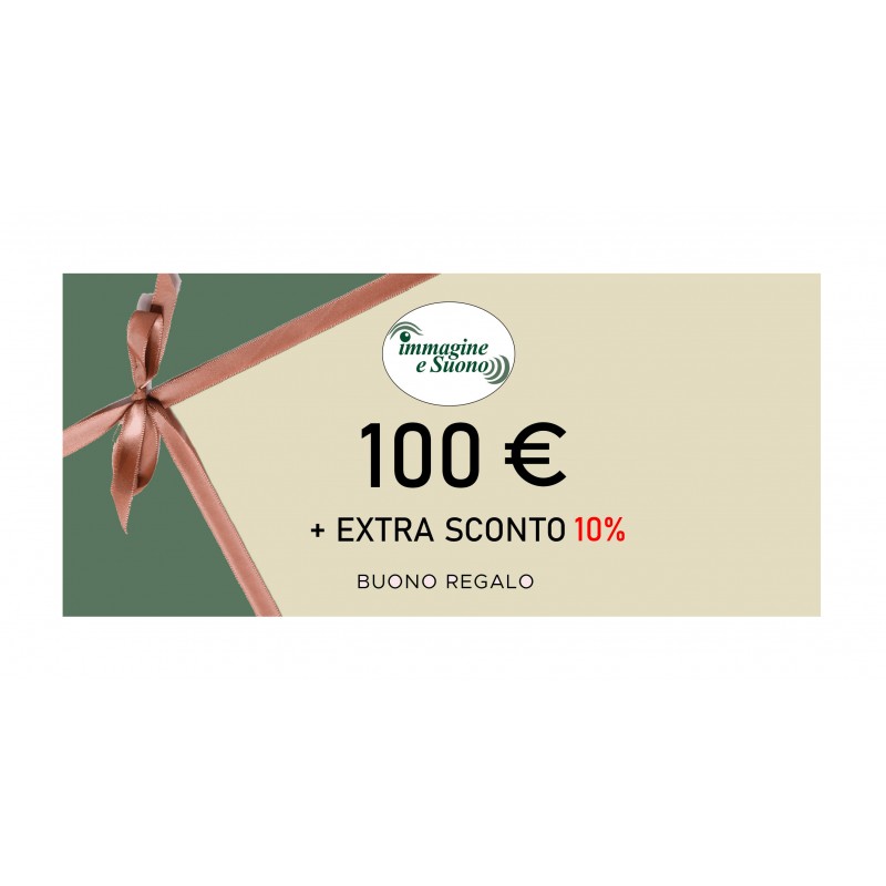 100 euro + Extra Sconto 10%