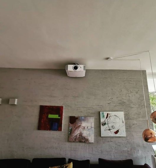 Videoproiezione in villa nella collina torinese