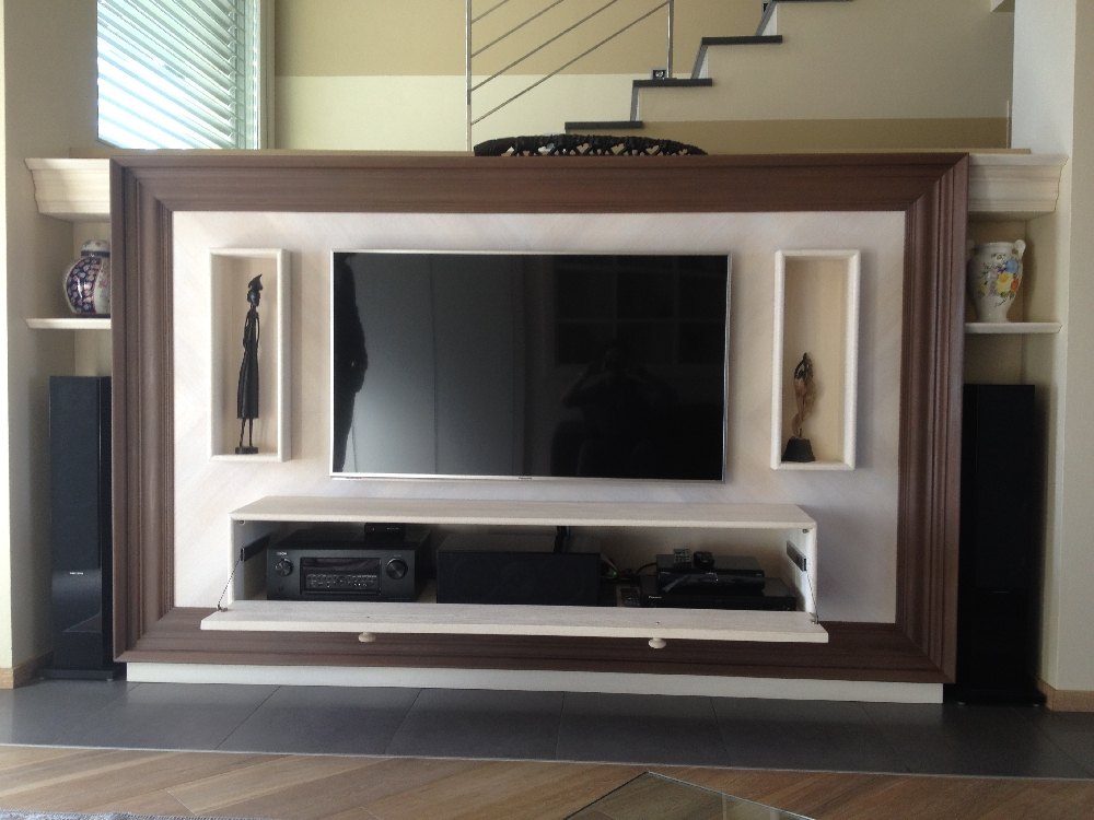 Salotto con impianto audio e video Bowers & Wilkins
